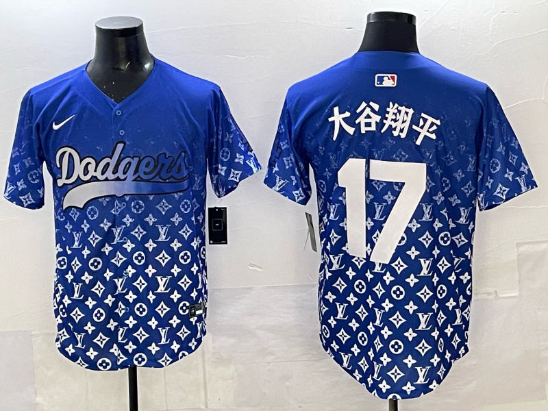 Men's Los Angeles Dodgers Shohei Ohtani Royal Alternate Player Game Jersey