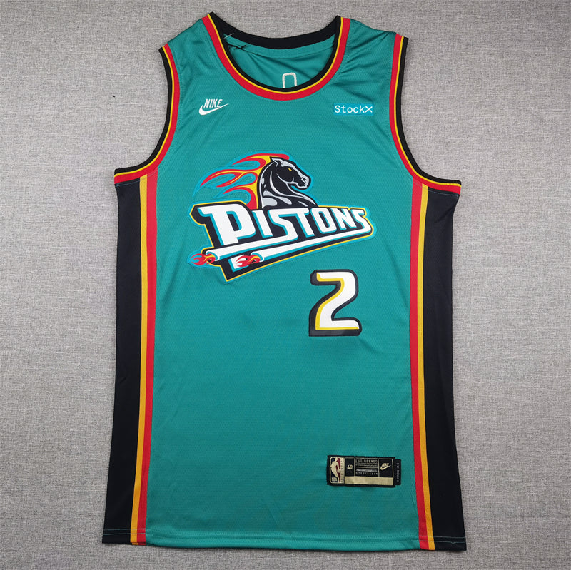 Men's Detroit Pistons Cade Cunningham Teal 2022/23 Swingman Jersey - Classic Edition