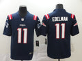 Men's New England Patriots Julian Edelman Navy Game Jersey