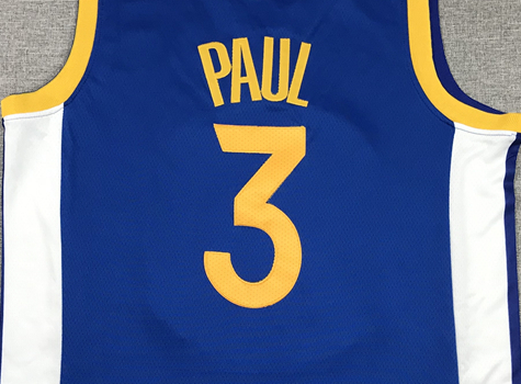 Men's Golden State Warriors Chris Paul Royal Fast Break Player Jersey - Icon Edition