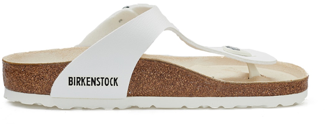 Birkenstock Gizeh Birko-Flor 43731 Narrow Fit White Sandals