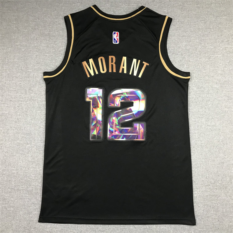 Men's Memphis Grizzlies Ja Morant Black Diamond Swingman Authentic Jersey