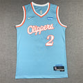 Men's LA Clippers Kawhi Leonard Blue 2021/22 Swingman Jersey - City Edition