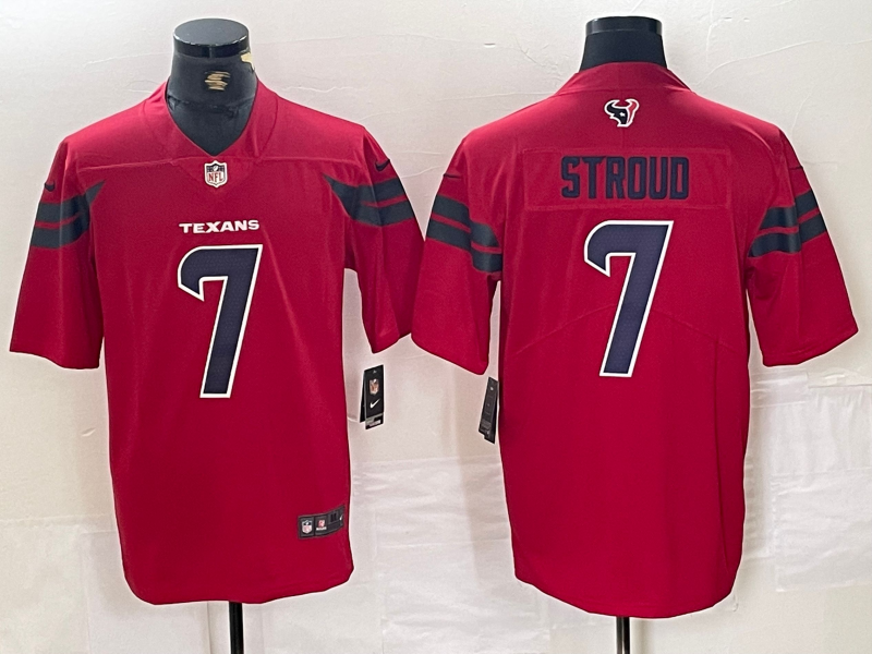 Men's Houston Texans C.J. Stroud Red Alternate Game Jersey