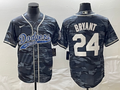 Men's Los Angeles Dodgers Kris Bryant Grey Camouflage Player Jersey Joint Edition