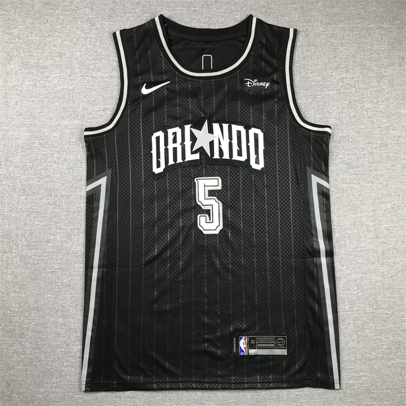 Men's Orlando Magic Paolo Banchero Black 2023/24 Swingman Jersey - City Edition
