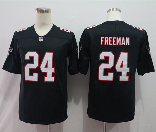 Men's Atlanta Falcons Devonta Freeman Black Game Jersey