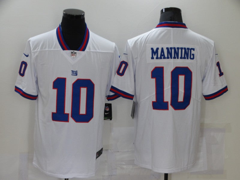 Men's New York Giants Eli Manning White Game Jersey