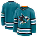 Men's San Jose Sharks Fanatics Teal Home Premium Blank Jersey