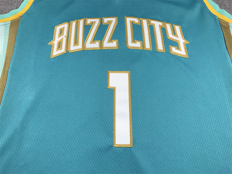 Men's Charlotte Hornets LaMelo Ball Teal 2023/24 Swingman Jersey - City Edition