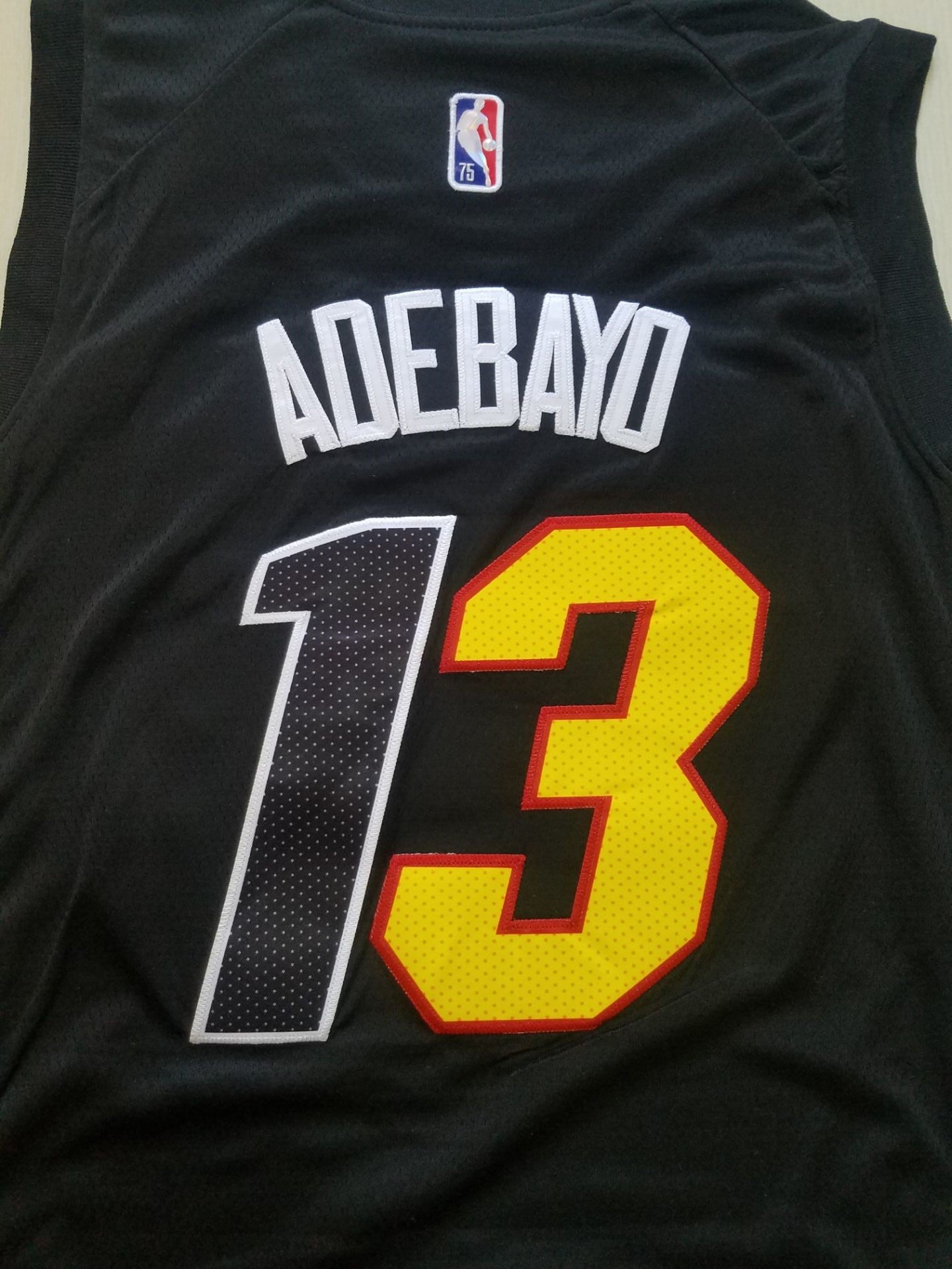 Men's Miami Heat Bam Adebayo Black Swingman Jersey City Edition