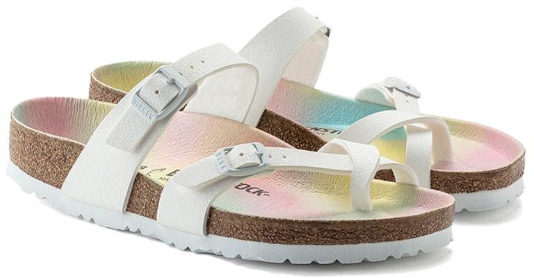 Birkenstock Mayari 1021187 Vegan Birko-Flor Nubuck White Sandals