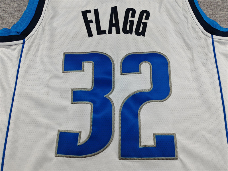 Men's Dallas Mavericks Cooper Flagg White 2025 NBA Draft First Round Pick Swingman Jersey - Association Edition