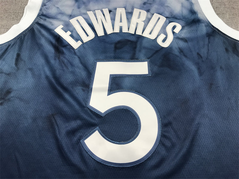 Men's Minnesota Timberwolves Anthony Edwards Blue 2023/24 Swingman Jersey - City Edition