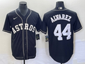 Men's Houston Astros Yordan Alvarez Black Replica Player Jersey