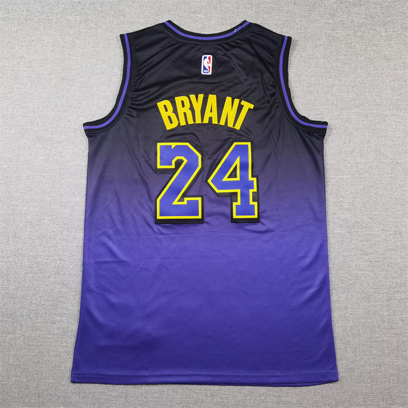 Men's Los Angeles Lakers Kobe Bryant Purple 2024/25 Swingman Jersey - City Edition
