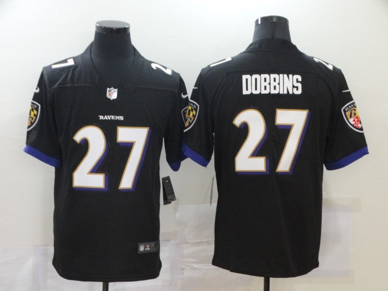 Men's Baltimore Ravens J.K. Dobbins Black Game Jersey