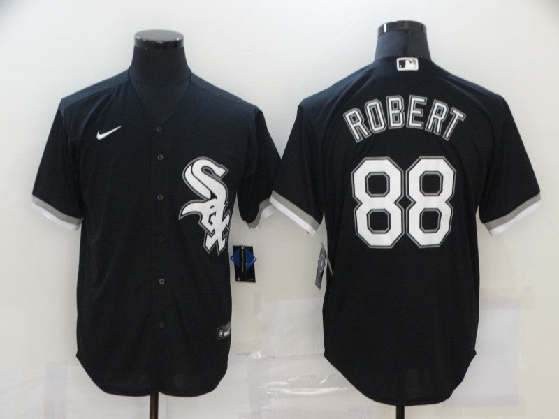 Men's Chicago White Sox Luis Robert Black Replica Baseball Jersey