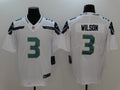 Men's Seattle Seahawks Russell Wilson White Game Jersey