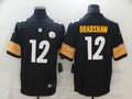 Men's Pittsburgh Steelers Terry Bradshaw Black Game Jersey