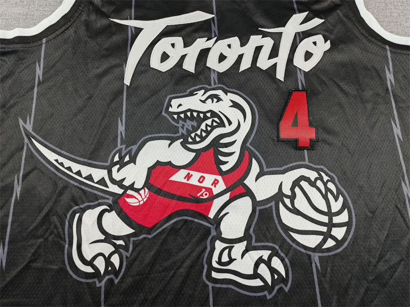 Men's Toronto Raptors Scottie Barnes Black 2025/26 Swingman Jersey - City Edition