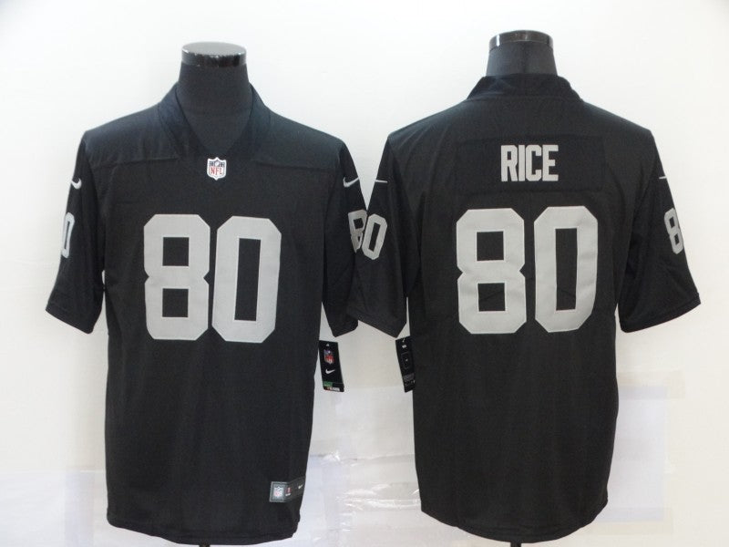 Men's Las Vegas Raiders Jerry Rice Black Game Jersey