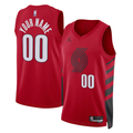 Men's Portland Trail Blazers Red 2022/23 Swingman Custom Jersey - Statement Edition