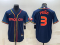 Men's Houston Astros Jeremy Pena Navy 2022 City Connect Replica Player Jersey