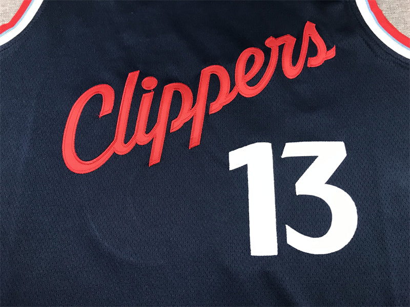Men's LA Clippers Paul George Navy Swingman Jersey