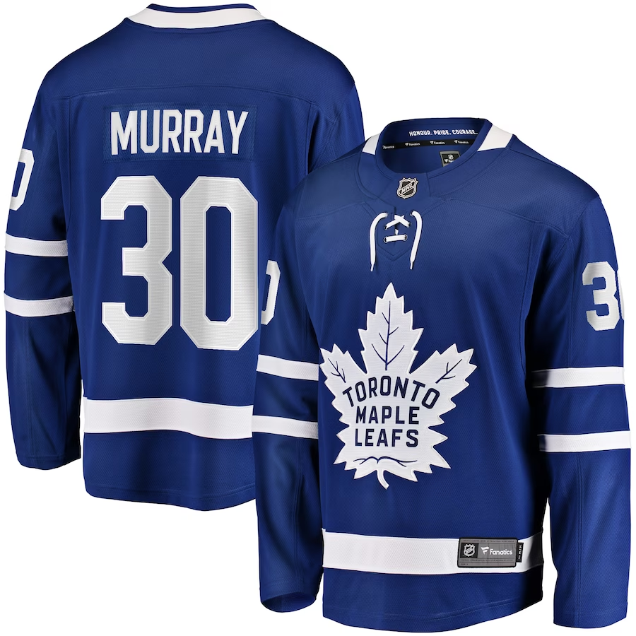 Men's Toronto Maple Leafs Matt Murray Blue Player Game Jersey