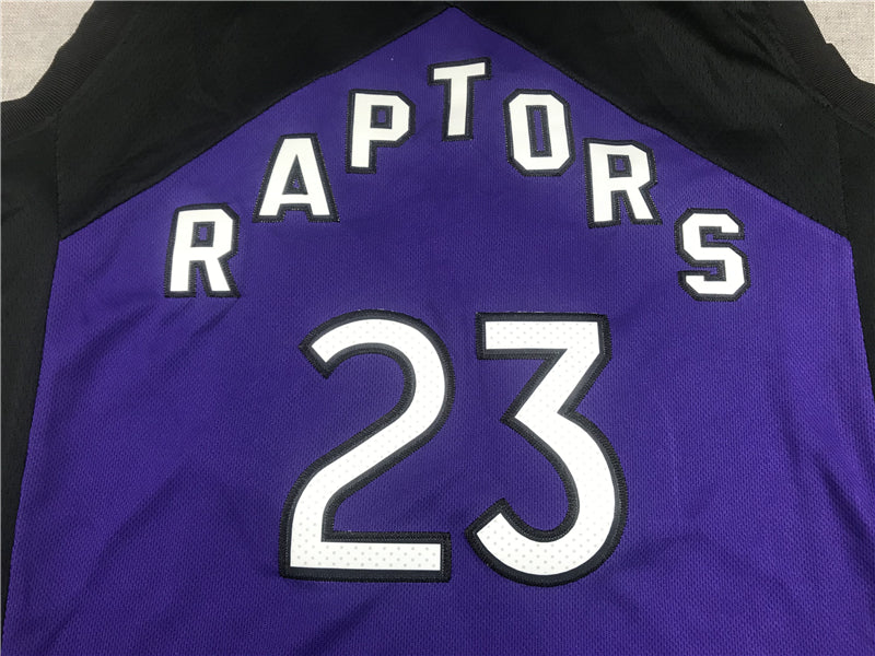 Men's Toronto Raptors Fred VanVleet Black/Purple 2020/21 Swingman Player Jersey