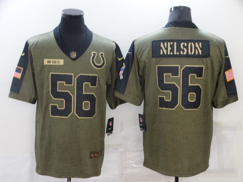 Men's Indianapolis Colts Quenton Nelson Brown Alternate Game Jersey
