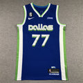 Men's Dallas Mavericks Luka Doncic Blue 2022/23 Swingman Jersey - City Edition