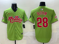 Men's Philadelphia Phillies Alec Bohm Green Player Jersey