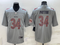 Men's Chicago Bears Walter Payton Gray Atmosphere Fashion Game Jersey