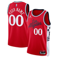 Men's LA Clippers Red 2024/25 Custom Swingman Jersey - Statement Edition