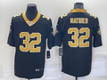 Men's New Orleans Saints Tyrann Mathieu Black Game Jersey
