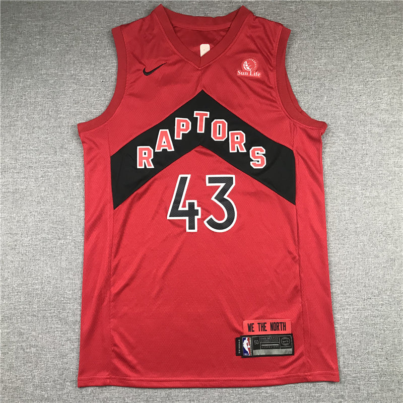 Men's Toronto Raptors Pascal Siakam Red 2021/22 Diamond Swingman Jersey