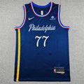Men's Philadelphia 76ers VJ Edgecombe Navy 2025/26 Swingman Jersey - City Edition