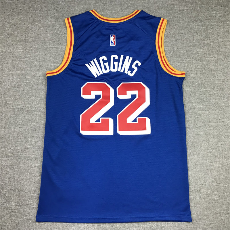 Men's Golden State Warriors Andrew Wiggins Blue Swingman Jersey