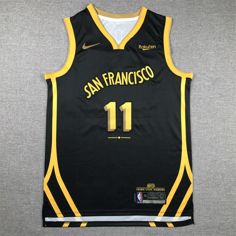 Men's Golden State Warriors Klay Thompson Black 2023/24 Swingman Jersey - City Edition