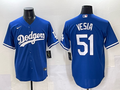 Men's Los Angeles Dodgers Alex Vesia Royal Replica Player Jersey