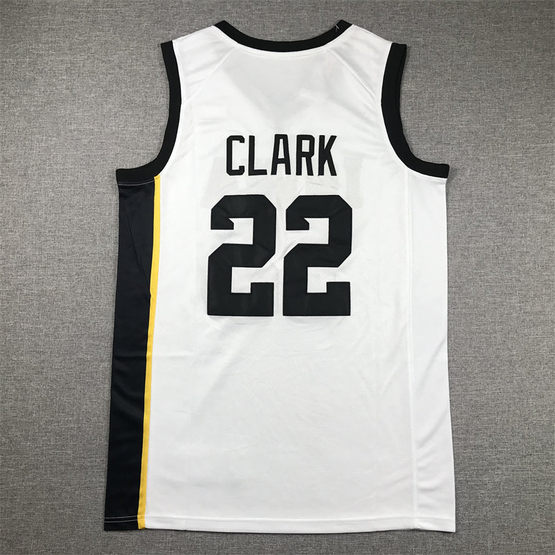 Men's Iowa Hawkeyes Caitlin Clark White Replica Player Jersey