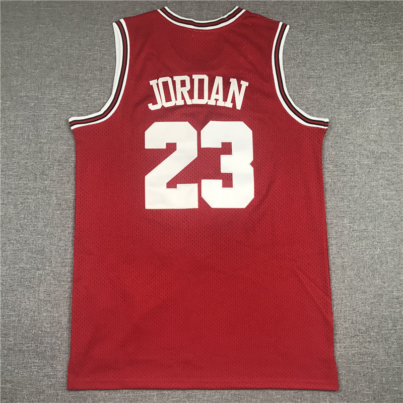 Men's Chicago Bulls Michael Jordan NBA Red Hardwood Classics Authentic Jersey