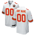 Men's Kansas City Chiefs White Custom Game Jersey