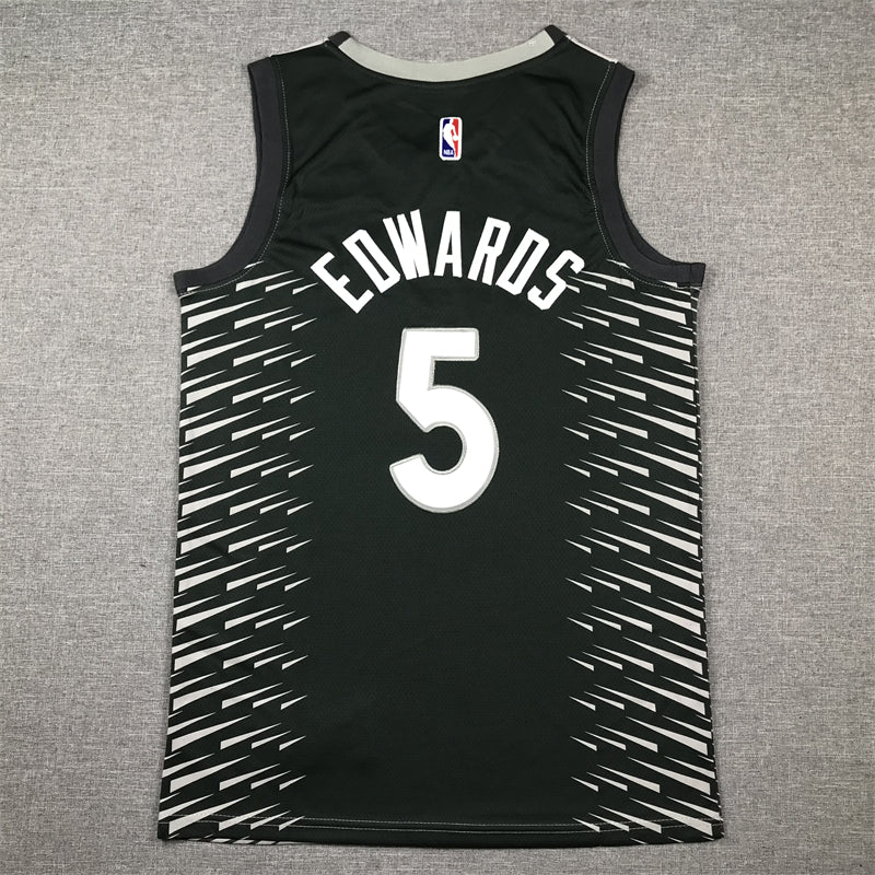 Men's Minnesota Timberwolves Anthony Edwards Gray Swingman Player Jersey
