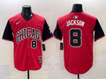 Men's Chicago White Sox Bo Jackson Red/Black 2025 City Connect Limited Player Jersey