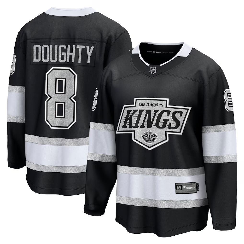 Men's Los Angeles Kings Drew Doughty Fanatics Black Home Breakaway Player Jersey