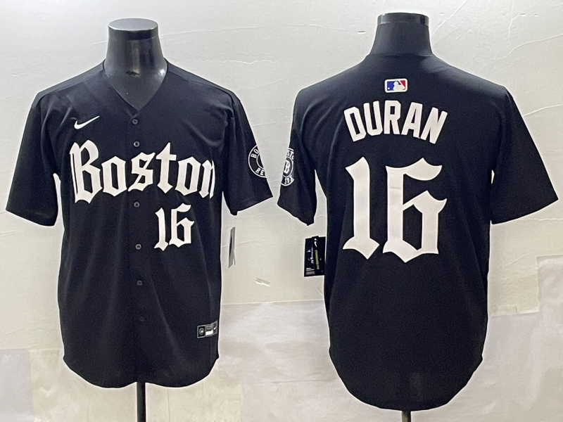 Men's Boston Red Sox Jarren Duran Black Replica Player Jersey