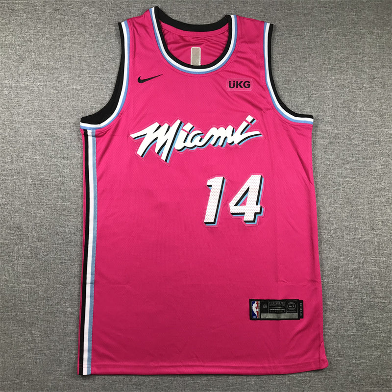 Men's Miami Heat Tyler Herro Pink 2020/21 Swingman Jersey
